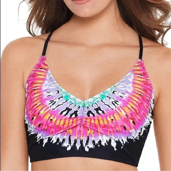 Salt & Cove tye dye bikini top - Picture 1 of 9